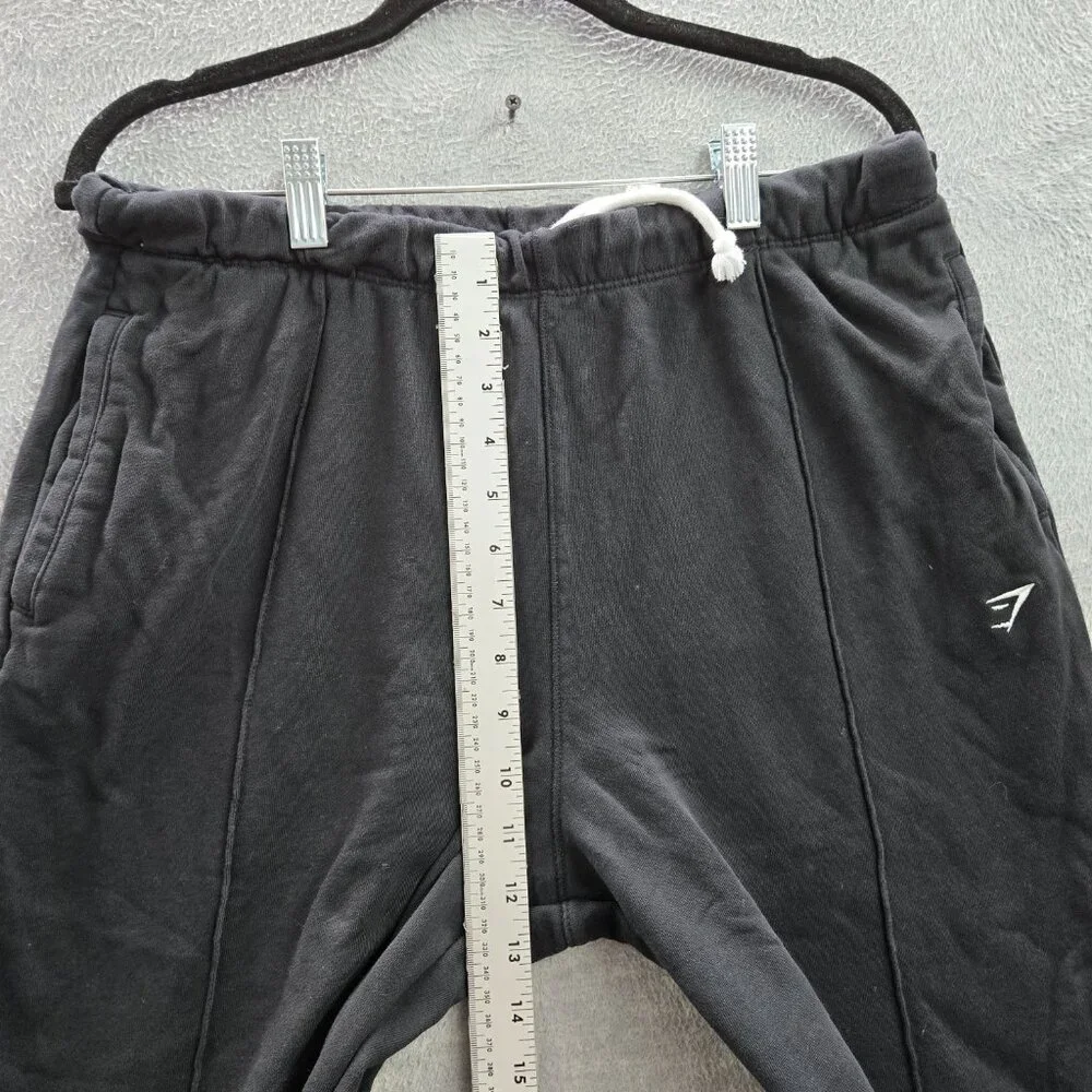 Gymshark Women Activewear‎ Pants L Black Lifting Straight Leg Joggers 28